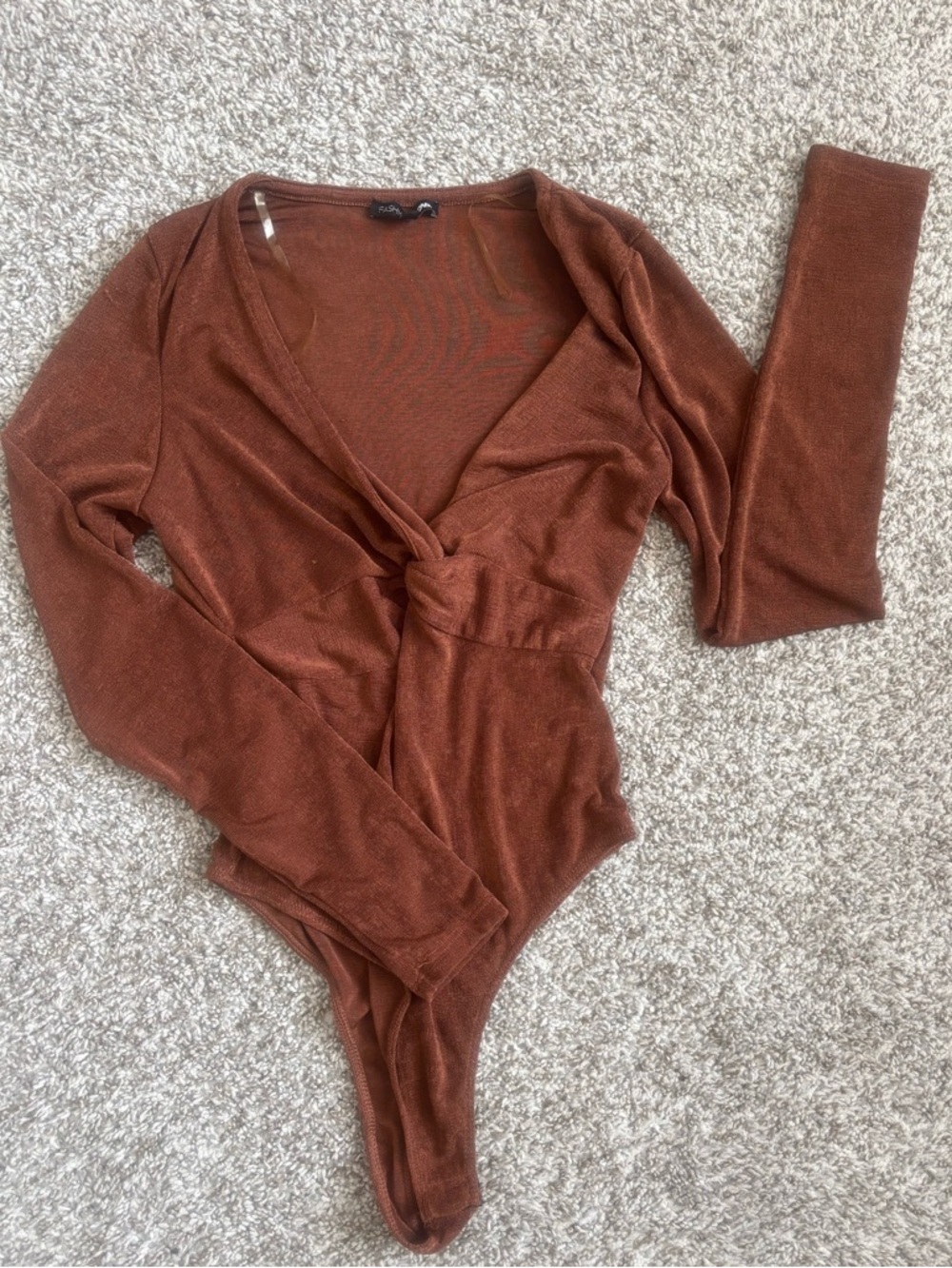 Y2K Fitted Bodysuit | Fashion Nova Size M | Going Out Basic Staple
